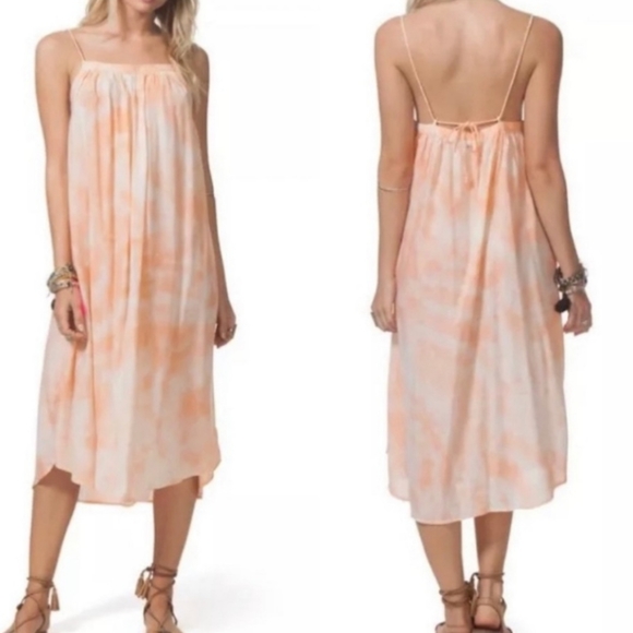 Rip Curl Dresses & Skirts - Rip Curl Peach Sun/Beach Dress Size XS